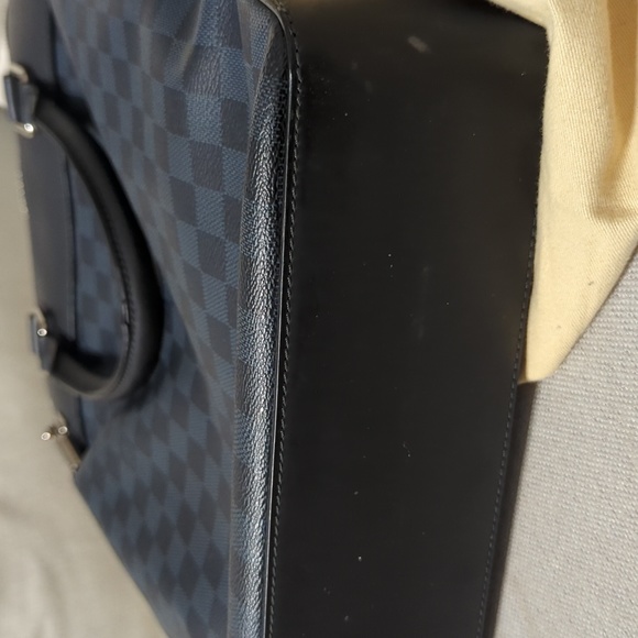 Cobalt Damier Tote Shoulder Bag. LOUIS VUITTON - Picture 13 of 14